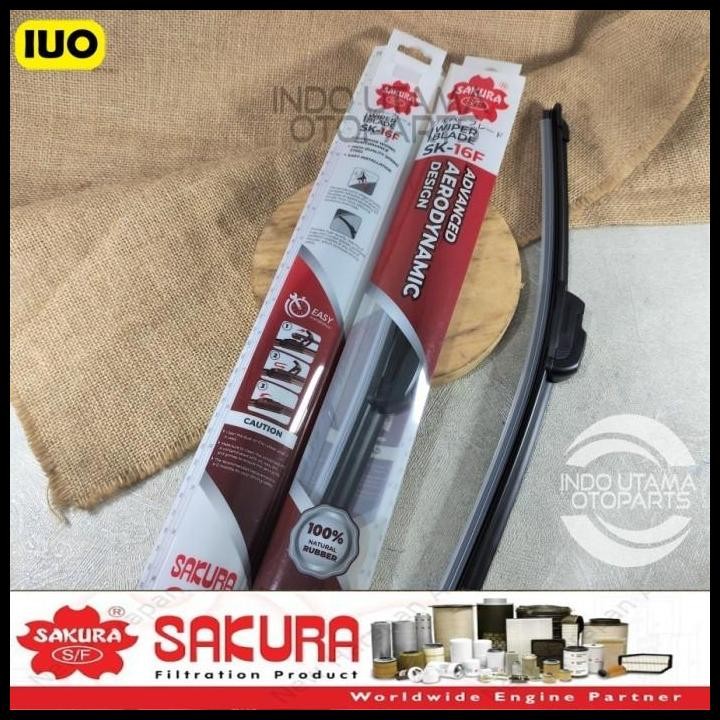 TERBARU WIPER FRAMELESS JAZZ X-TRAIL KARET KACA MOBIL SAKURA 