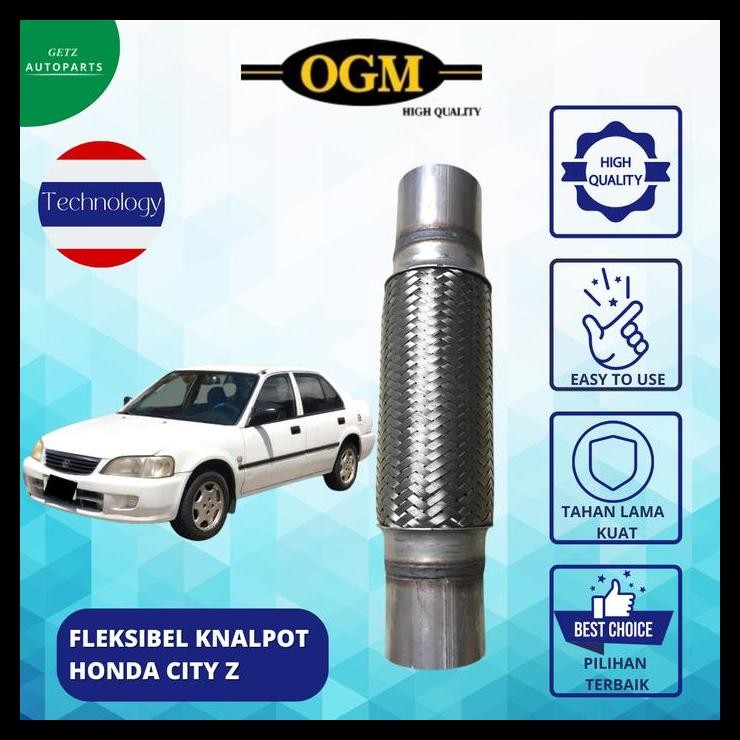 DISKON FLEKSIBEL / FLEXIBLE KNALPOT MOBIL HONDA CITY Z OGM HIGH QUALITY