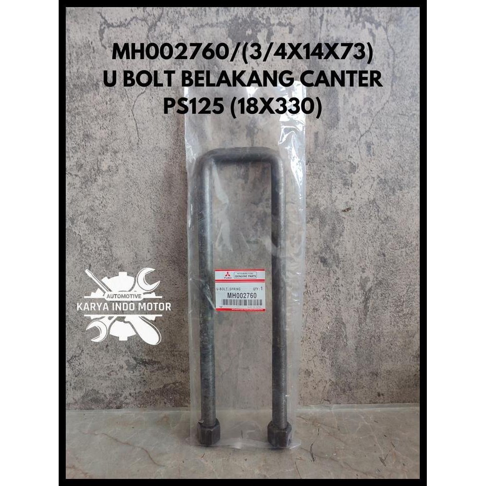 DISKON UBOLT BELAKANG 16 " KAWEL BOHWEL BELAKANG CANTER PS125 MH002760