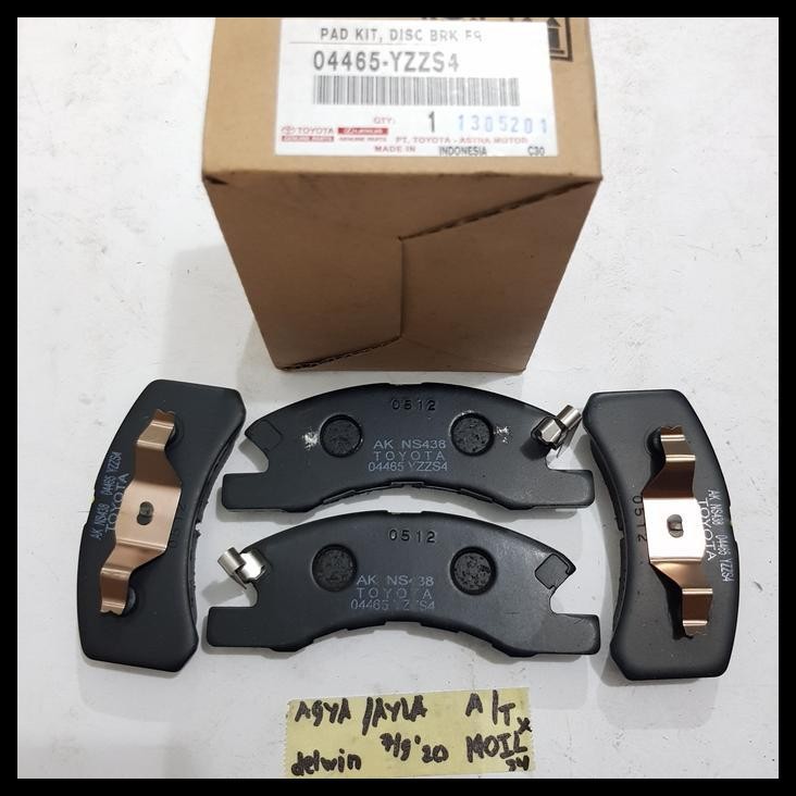 TERMURAH KAMPAS REM DEPAN AGYA / AYLA MATIC / METIC / A/T SET ASLI MERK TOYOTA 