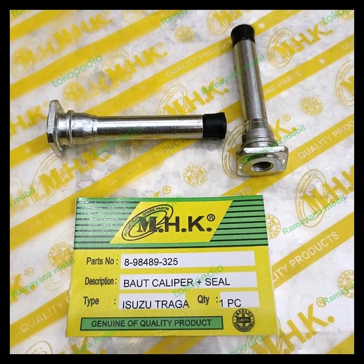 BEST DEAL BOLT BAUT CALIPER + SEAL (9,6X13X72) KALIPER PEN CALIPER MOBIL TRAGA 4JA1-L, D-MAX 