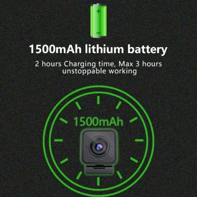 ready New HOSODO HSD -P100  Wireless Webcam Full HD Meeting Streaming