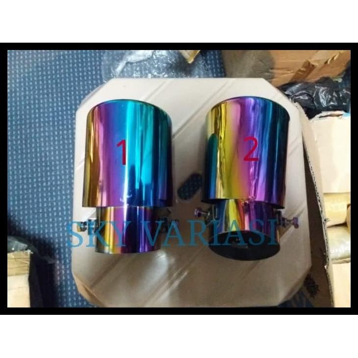 DISKON MUFFLER MOBIL BUNTUT KNALPOT PELANGI BRV 