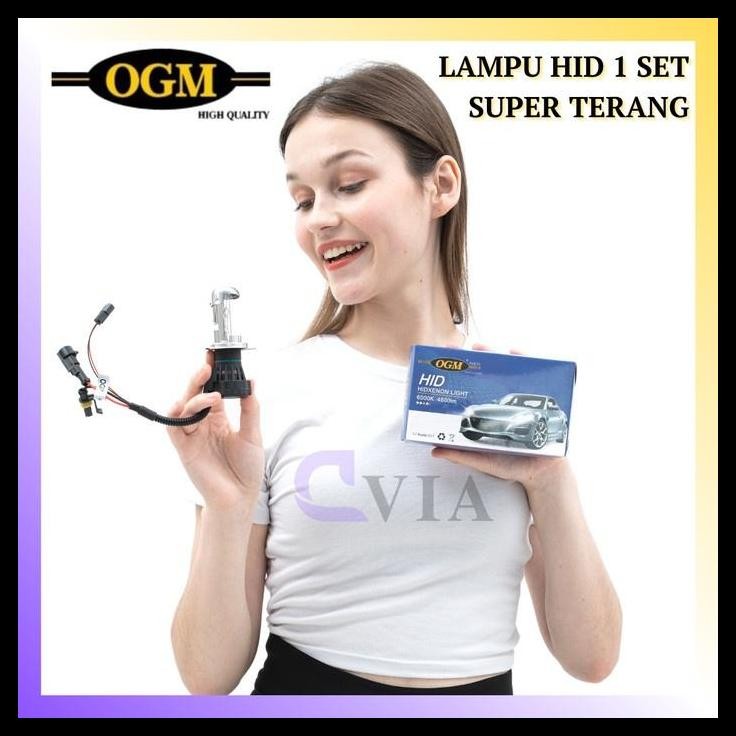 GRATIS ONGKIR OGM - LAMPU HID MOBIL HONDA JAZZ 2008-ON 6000K 35W HIGH TECH 