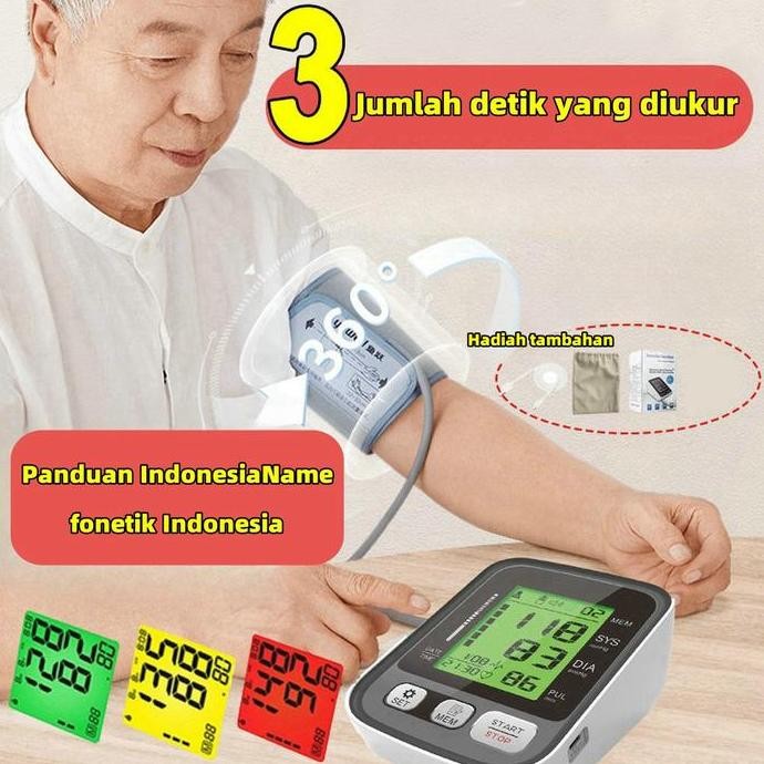 new  OMRON Shiie Paket Lengkap Alat Kesehatan 2 in 1 Tensimeter Tensimeter Digital Alat Cek Pengukur