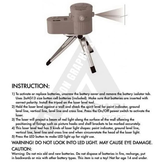 new  meteran siku laser 90 derajat / Vertical Horizontal Laser Line