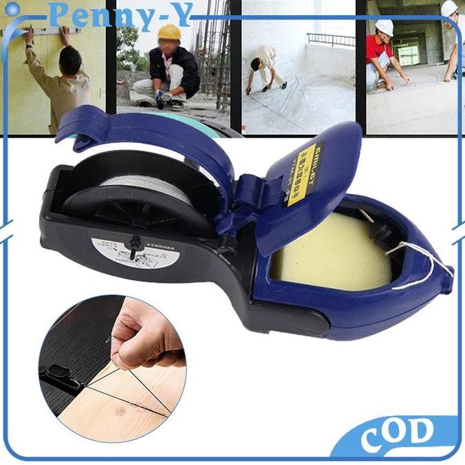 

new !!! 30m Sipatan Lot benang Carpenter Ink Marker Penggaris Benang