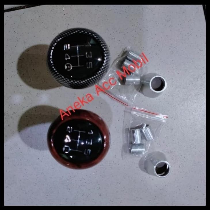 TERMURAH GEAR SHIFT KNOB MANUAL CARBON MOBILIO
