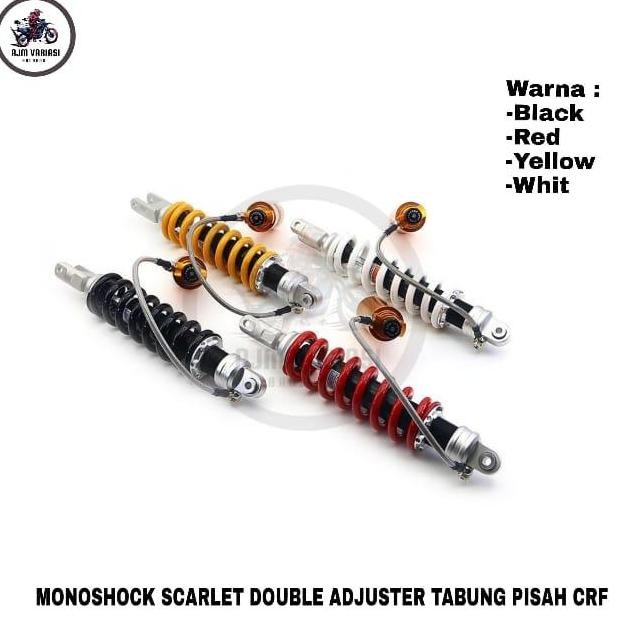 Monosok Mono Shock Skok Sok Belakang Scarlet Tabung Pisah KLX CRF WR
