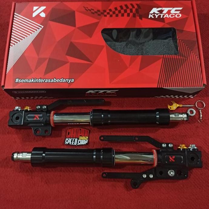 Upside Down Fork KTC Kytaco UDF-11 Black Hitam Yamaha Aerox 155 Old
