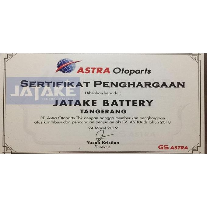 Jual/Tuker Tambah Aki N200 / N 200 GS Astra Premium di Tangerang