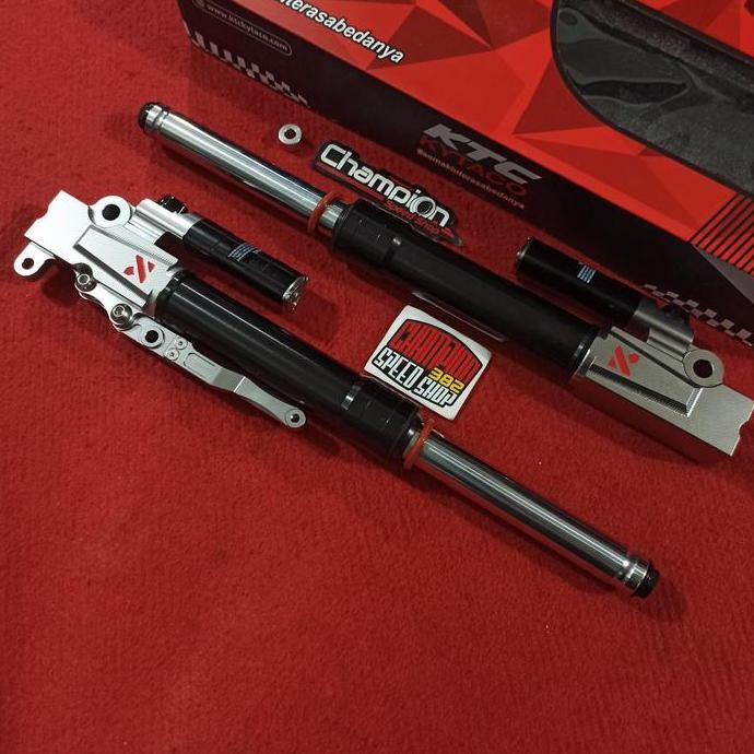 Shock Shockbreaker Depan KTC Kytaco Black Scoopy Beat FI ESP Karbu