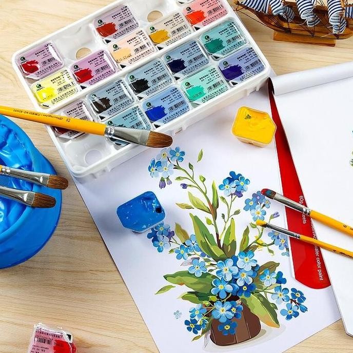 

Maries Gouache Color Jelly Cap 24 Colors 30Ml