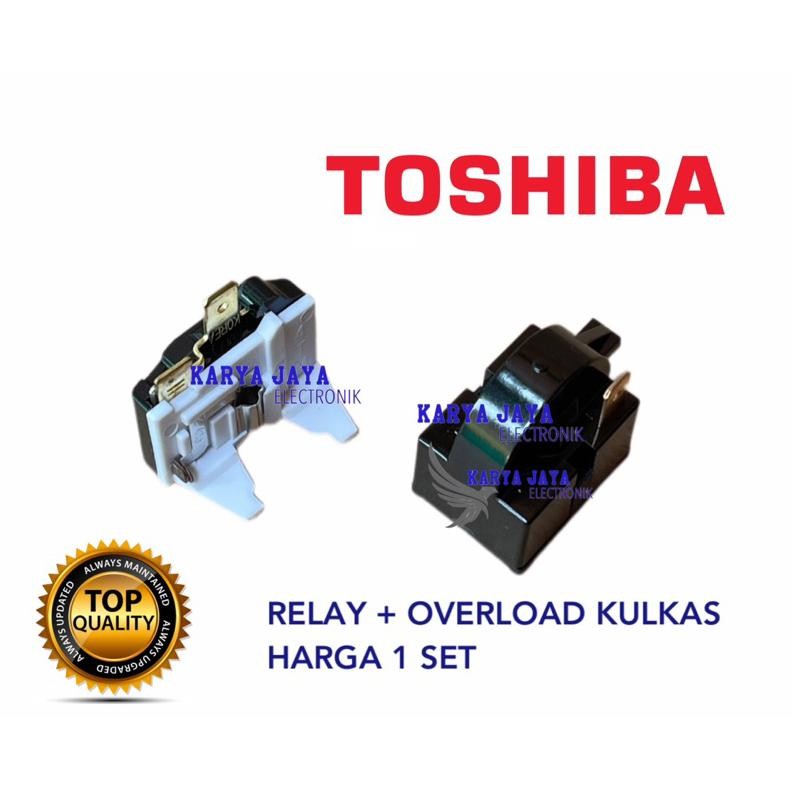 Relay Ptc Overload Kulkas Toshiba 1 pintu / rilai kulkas Toshiba 1 Pintu DiM