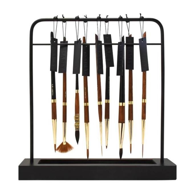 

Isabey Brush Holder And Metal Drying Stand Rack Kuas Lukis