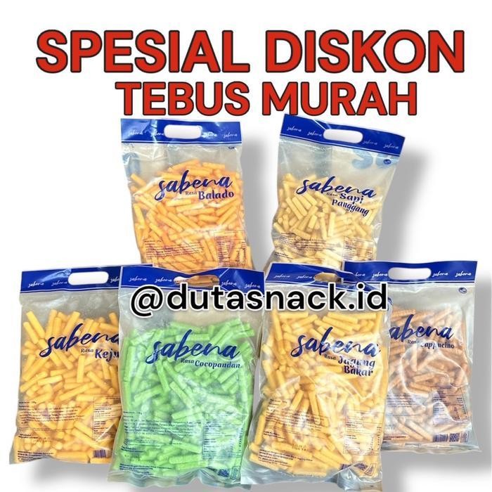 

1 Karton Snack Sabena New Isi 6 Kantong Mix Rasa Bisa Cod ( New ) - Sabena Stick