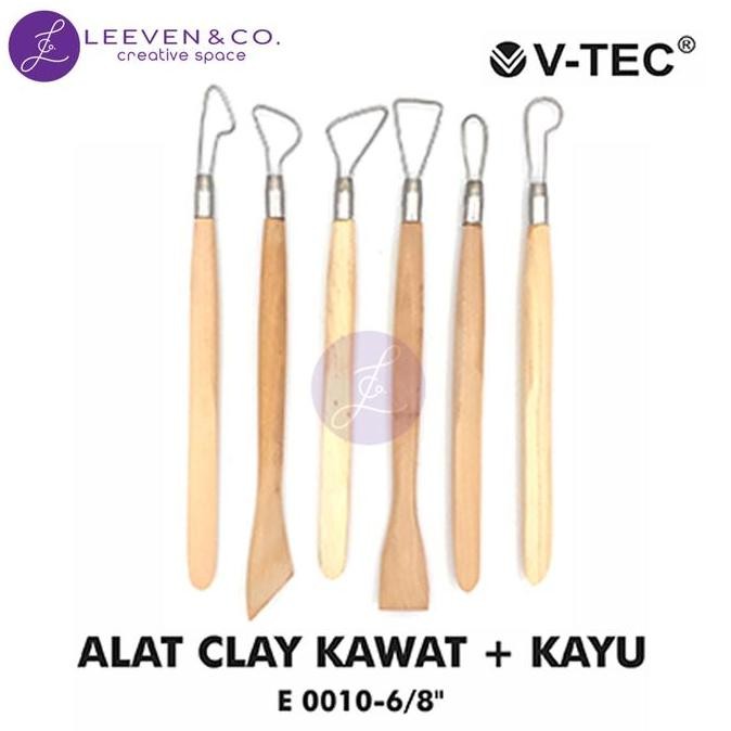 

V-Tec Clay Kawat+Kayu Type E0010-6/8
