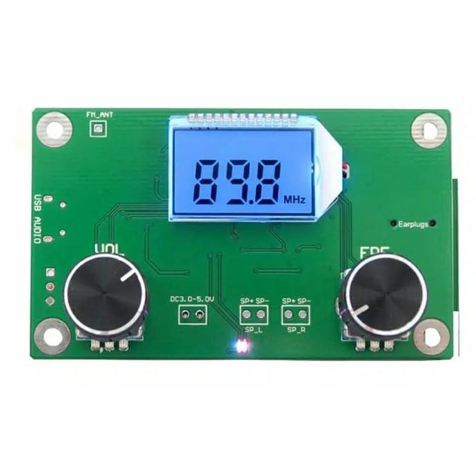 DSP PLL RADIO DIGITAL FM TUNER MODUL STEREO RECEIVER 87-108MHZ MODULE ORIGINAL DAN TERPERCAYA