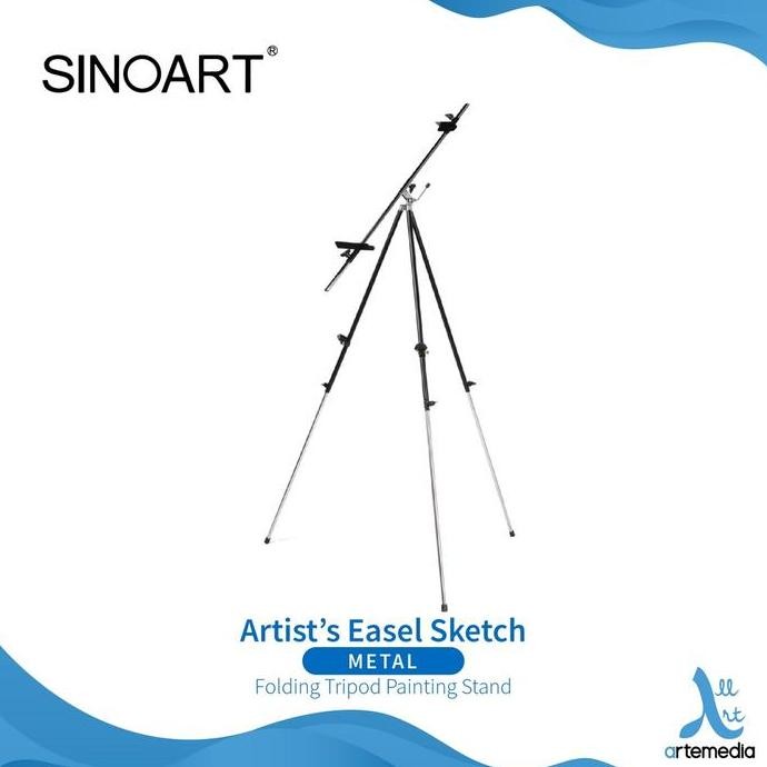 

Sinoart Easel Artists Sketch Metal Folding Tripod Painting Stand