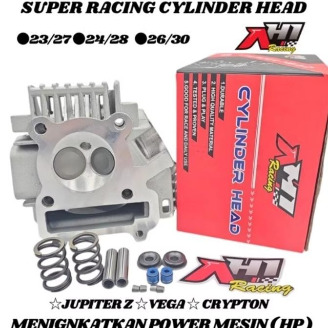 Cylinder Head Blok Ah1 Racing Jupiter Z Old Jupiter Z Burhan Vega R Cylinder Head Kit Klep 24/28 Mm