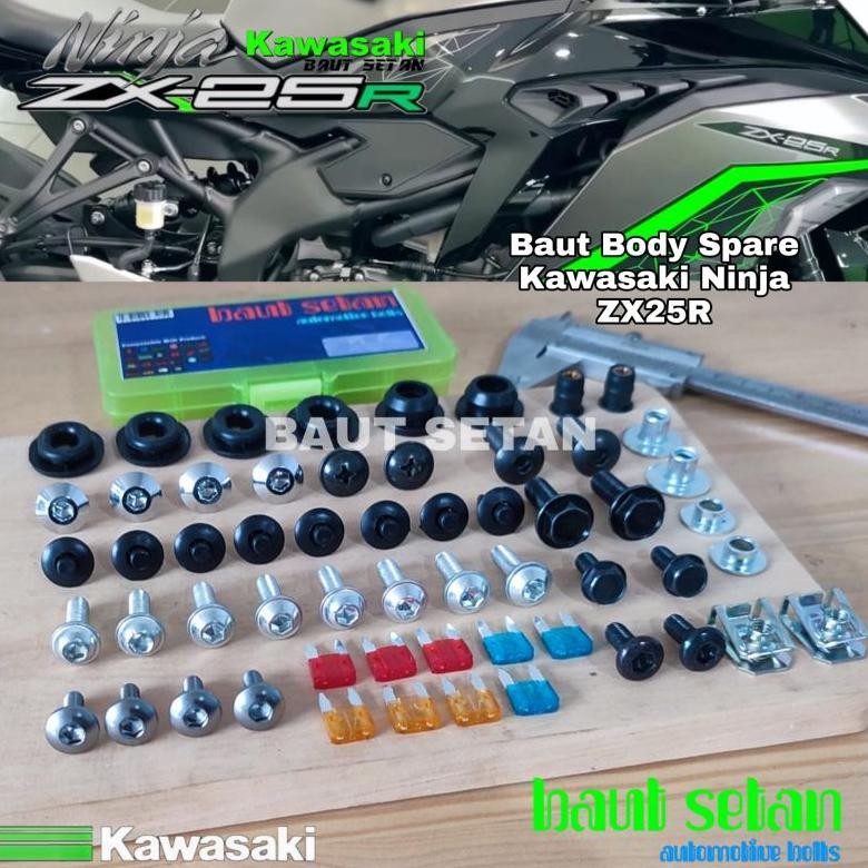 Baut Body Spare Kasaki Ninja ZX25R/Baut Set Body Kasaki Ninja ZX25R