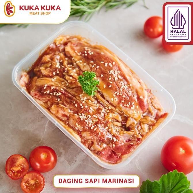 

Daging Sapi Marinasi Yakiniku / Us Shortplate Bumbu Homemade 500gr ls