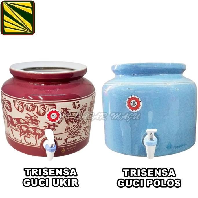 Tempat Guci Galon Air Minum, Guci Galon, Guci Keramik Trisensa