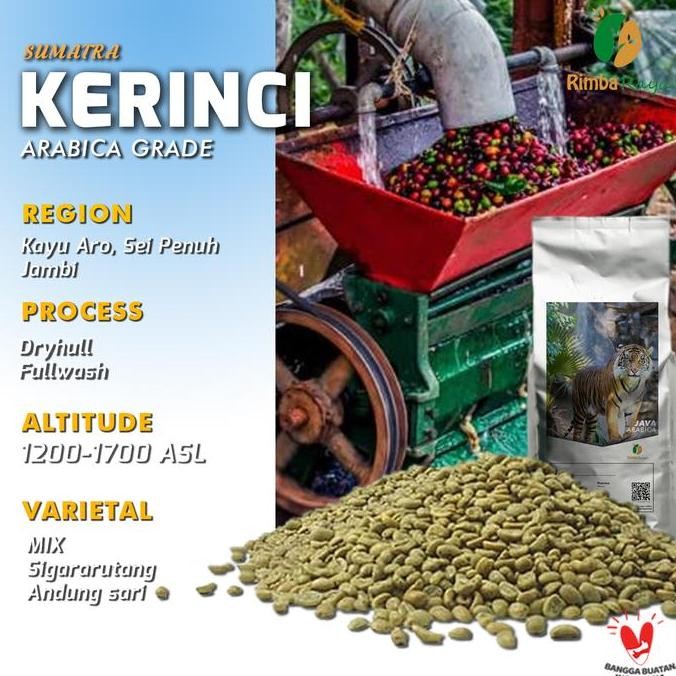

Arabica Green bean Coffee Kerinci Dryhull / Fullwash process Biji Kopi Arabika Greenbean Washed LA