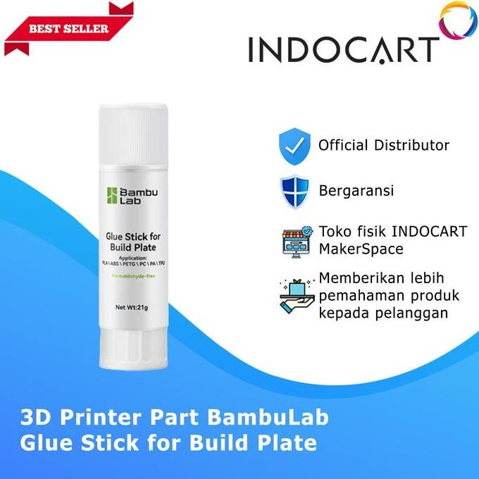 

Glue Stick Lem 3D Printer Bambulab - Lem Build Plate / Meja Printer 3D