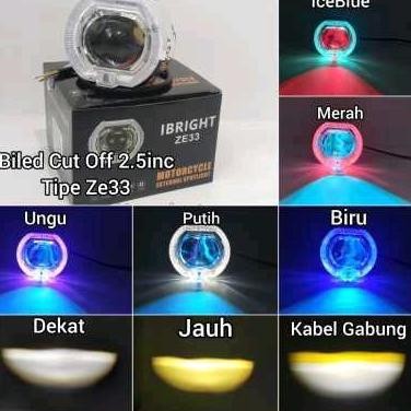 LAMPU BILED LED 2.5 INCH MOTOR MOBIL UNIVERSAL