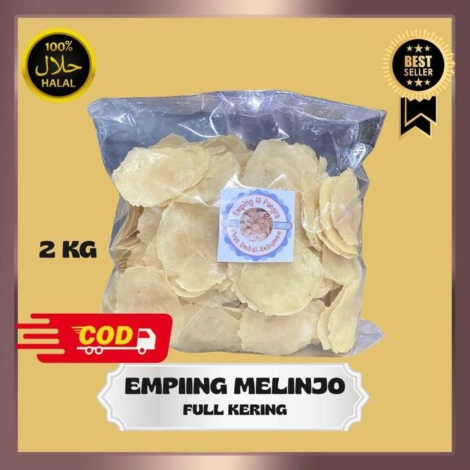 

Emping Melinjo 2 Kg Full Pasar Asli Kebumen - Makanan, Snack Food Goreng, Cemilan, Keripik