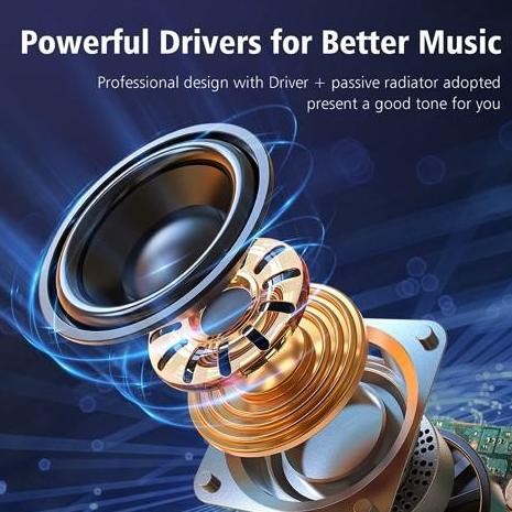 Speaker Portable Mini + Clip Mic Tour Guide Mengajar Murottal Mengaji