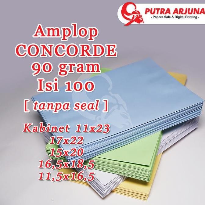 

AMPLOP CONCORDE, 17x22cm, 90gsm - per pack 100 pcs LA