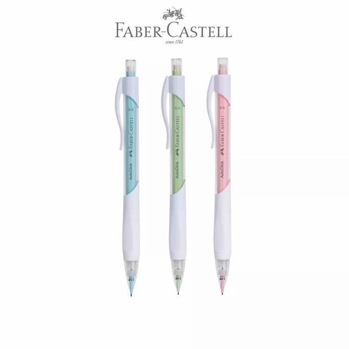 

Set Pensil Mekanik 0.5 + Refill - Faber Castell Grip Matic Auto Clik