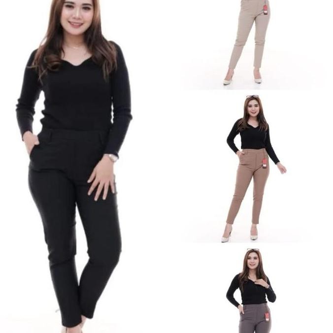 

Celana Pensil Wanita Elizabeth Premium - Bahan Stretchy Nyaman Modis Kekinian
