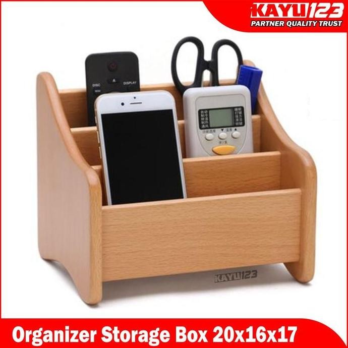 

Organizer Storage Box Multifungsi HP Remote Pensil Kartu Nama - Rak Serbaguna