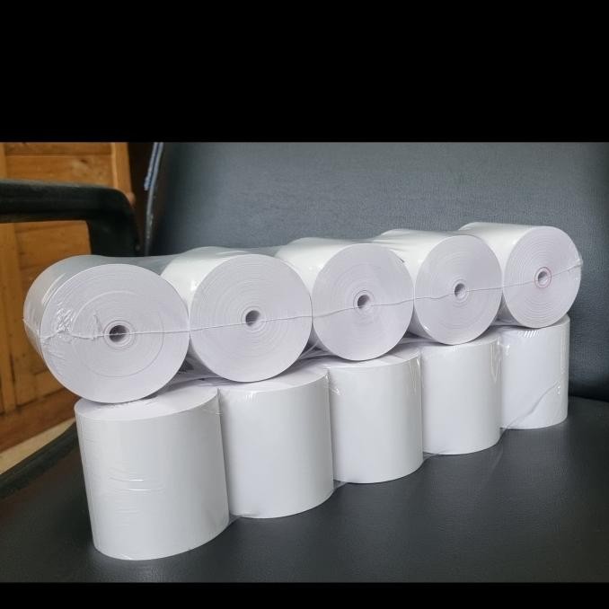 

Kertas Struk Thermal 80x80 Coreless Termal Register Kasir 80x80 Tanpa Core