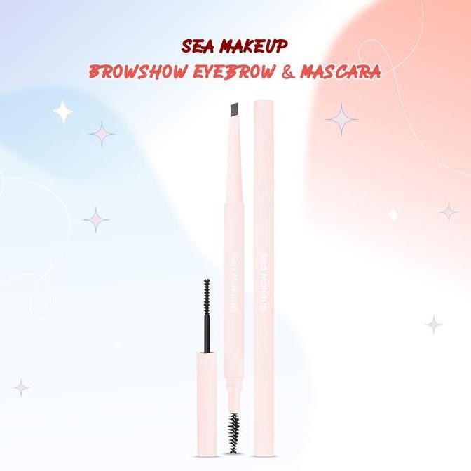 

Sea Makeup Browshow Eyebrow Trio Kit Pensil Alis 3in1 Multifungsi Make Up MUA