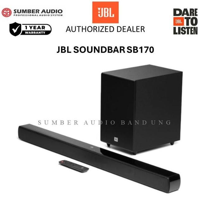 Jbl Cinema Sb170 - Soundbar Bluetooth 2.1 Channel Subwoofer Tv Home Theater