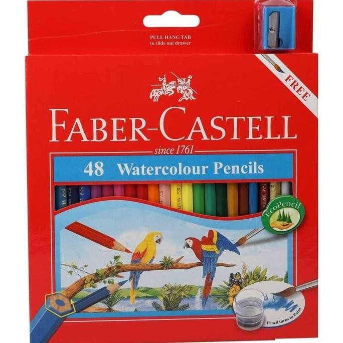 

Faber Castell Watercolour Pencils 48 Warna Pensil Warna Cat Air