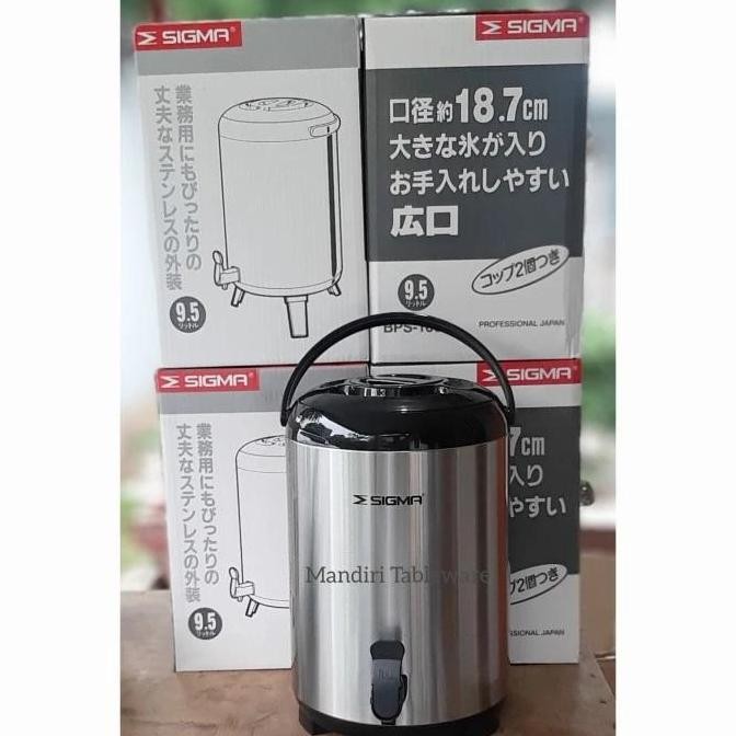 Dispenser Termos Water Jug Air Panas / Dingin Sigma 9,5 Liter