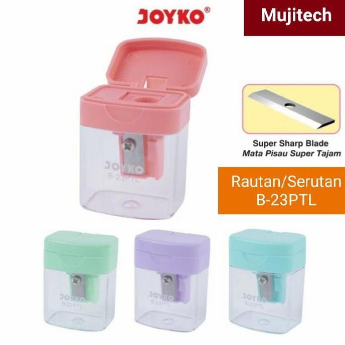 

JOYKO Serutan Pensil Manual B-23PTL Sharpener Rautan Pensil Sekolah