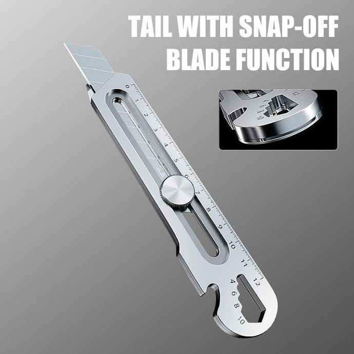 

Cutter Pisau 18Mm Multifungsi Baja Cutter Besi Stainless Besar 10Pc Pisau Set Cutter Pisau New Stok
