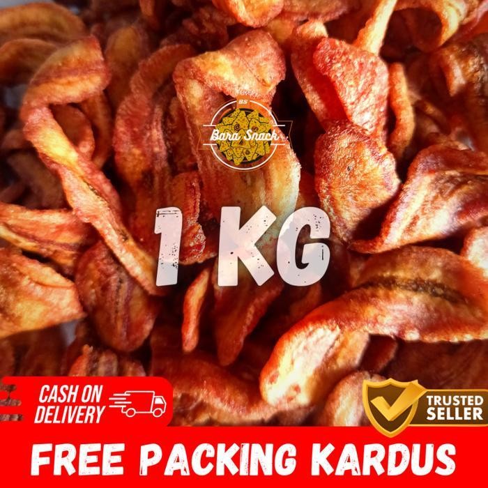 

Rkm [ 1Kg ] Keripik Sale Pisang Kering Manis / Sale Pisang Crispy / Camilan Snack Kiloan Murah -K