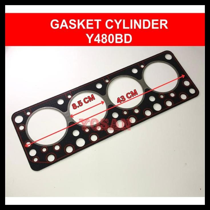 GRATIS ONGKIR GASKET CYLINDER HEAD WEIFANG KOFO RICARDO Y480BD 