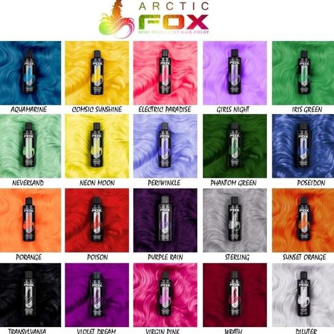 Cat Pewarna Rambut Arctic Fox