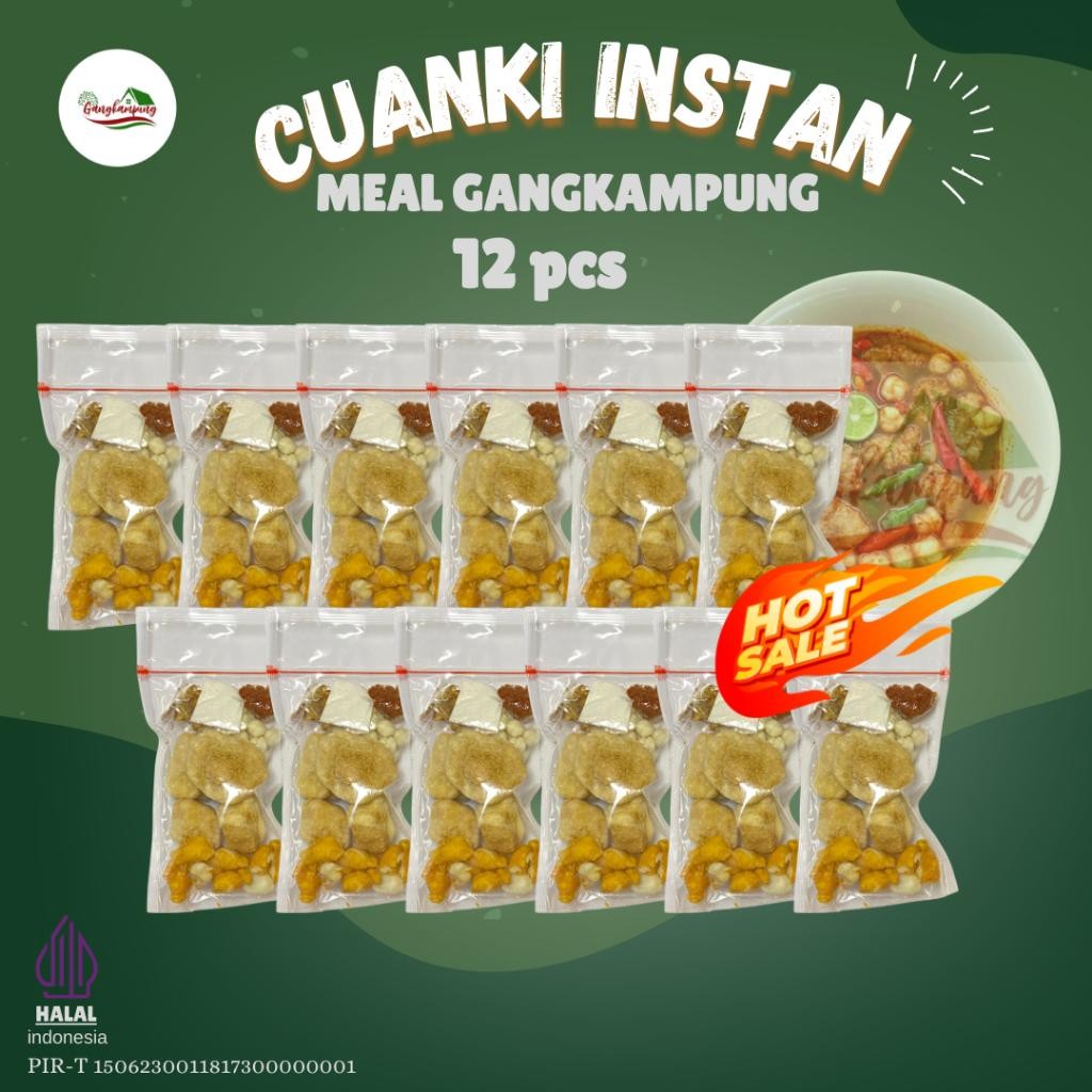 

Rkm Cuanki Instan Gangkampung 12Pcs Bumbu Lengkap