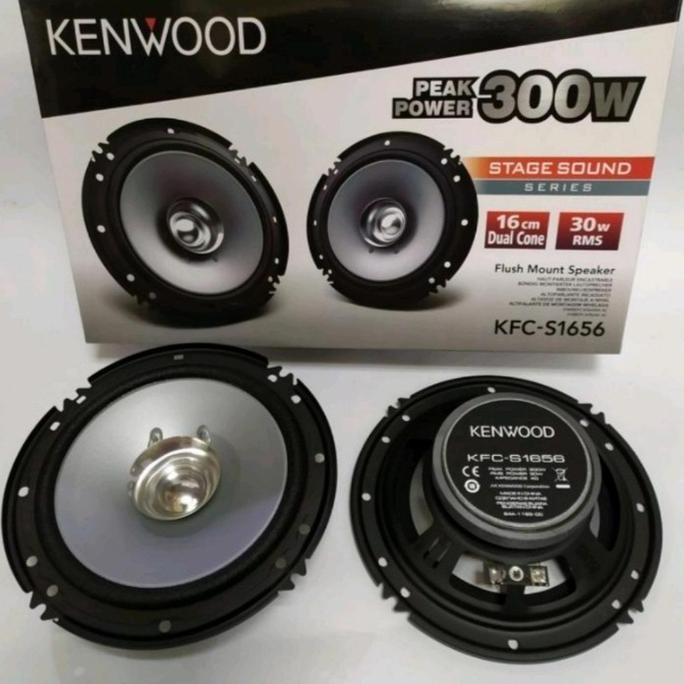 Speaker Coaxial Kenwood 6 inch KFC S1656 Speaker Mobil Kenwood