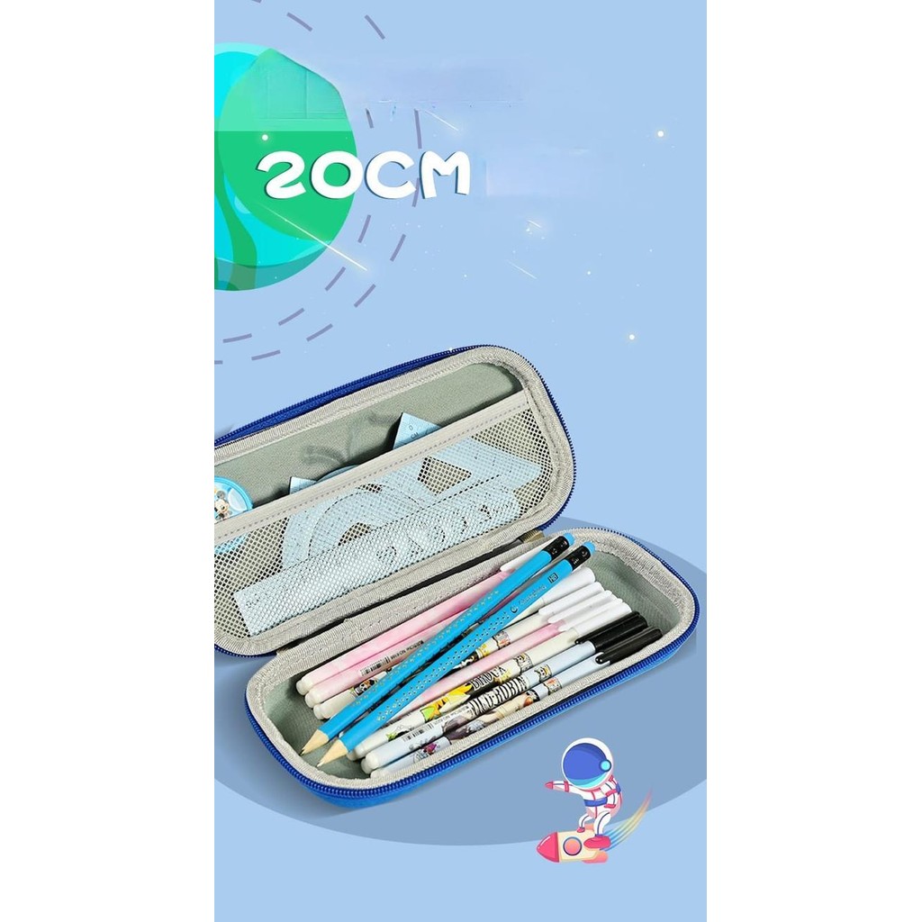 

EMS Kotak Pensil Anak Tempat Alat Tulis 3D Karakter Timbul / Kotak pencil