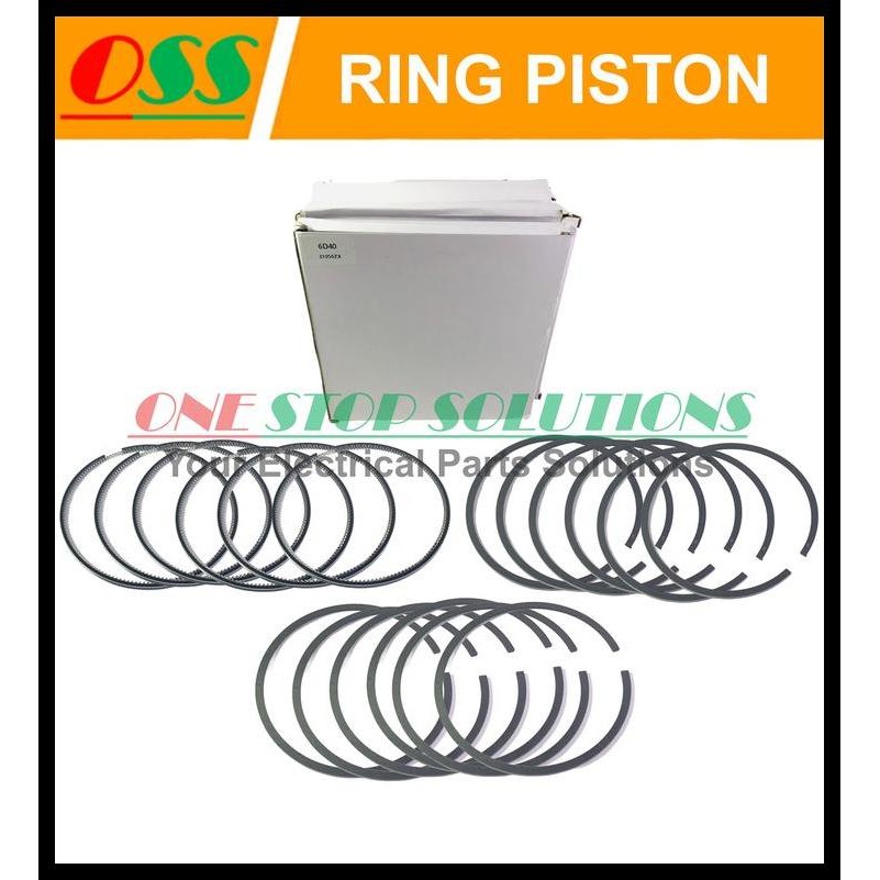 DISKON RING PISTON UNTUK ENGINE MITSUBISHI 6D40 1 SET 